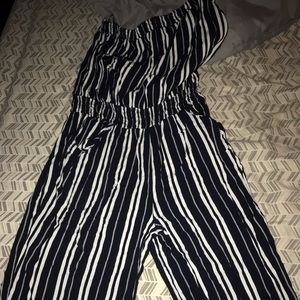 Striped medium sized romper